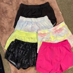 6 pair active shorts size XL/14-16